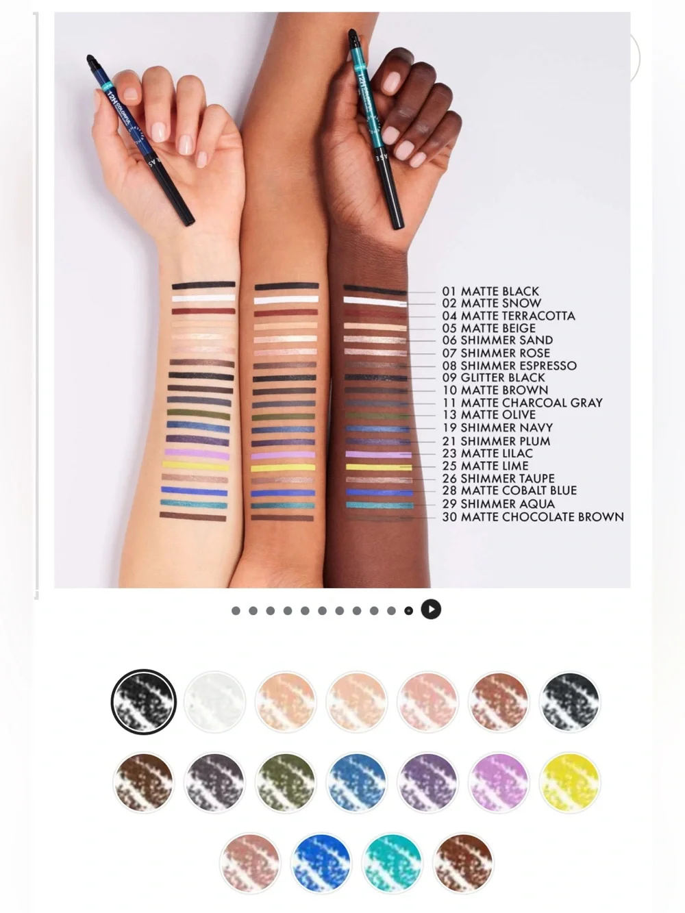 Sephora waterproof eyeliners! New sealed! PICK YOUR COLOR!